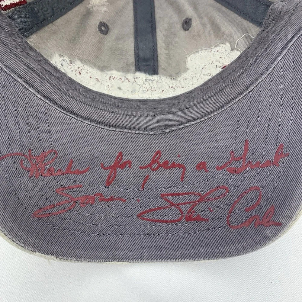Oklahoma Sooners OU Boomer Hat Sherri Coale 2010 Fight Adjustable TOW Cap DAMAGE